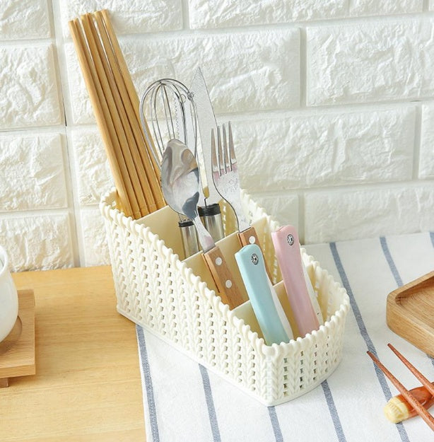 Space-Saving Plastic Storage Box for Office Essentials - My Store