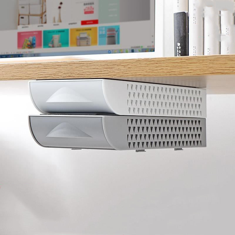 Maximize Desk Space with this Hidden Office Drawer Organizer - My Store