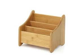 Bamboo Desktop Organizer – Storage Box for Remotes, Stationery & Office Supplies - My Store