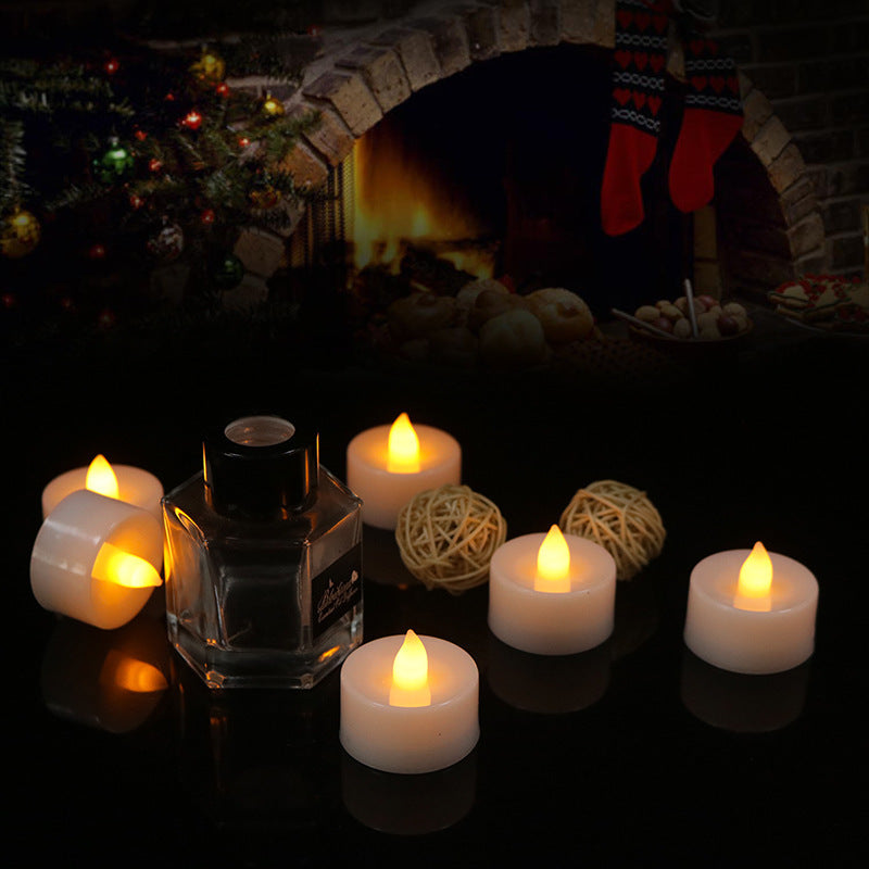 Flameless LED Candle Lights – Cozy Glow for Halloween & Diwali
