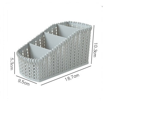 Space-Saving Plastic Storage Box for Office Essentials - My Store