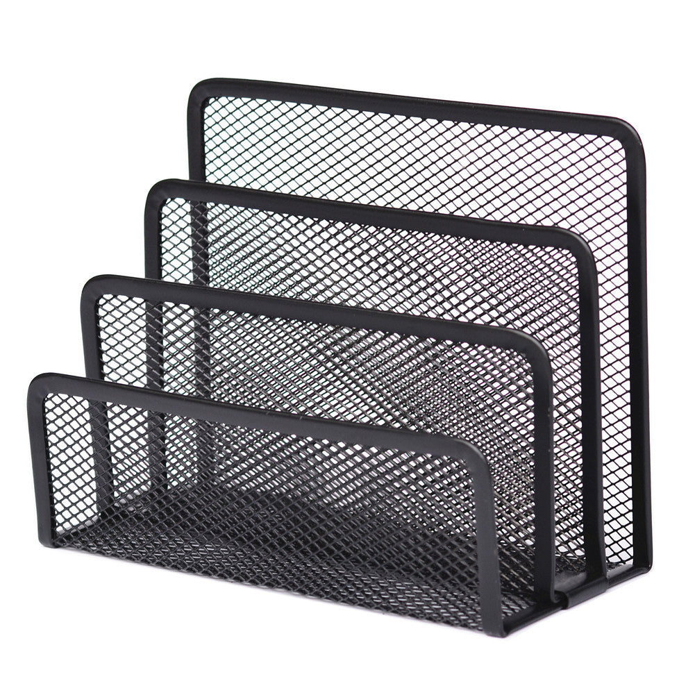 Sleek Metal Mesh Desk Organizer – Declutter with Style! - My Store