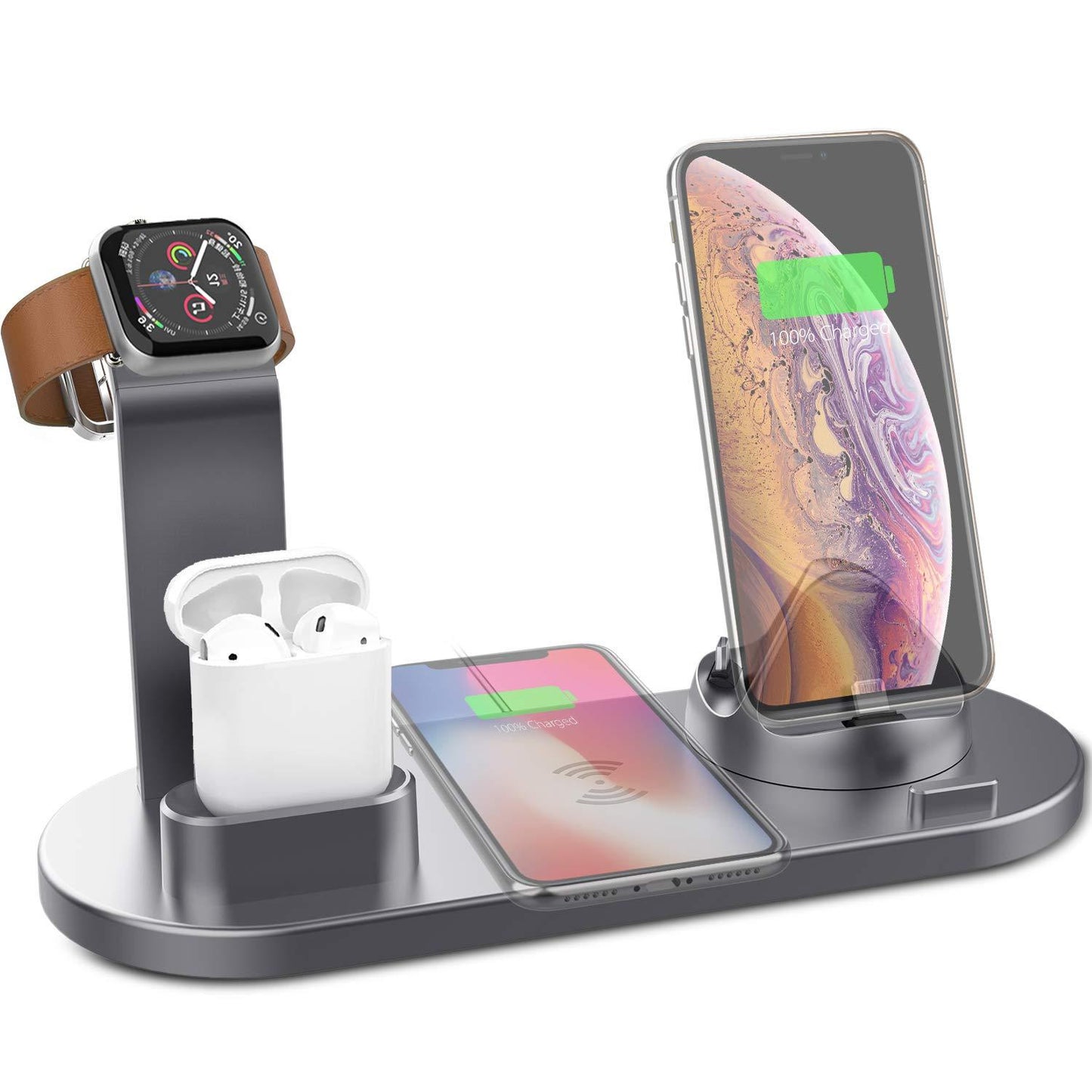 4-in-1 Wireless Charging Station – Stay Organized, Stay Charged - My Store