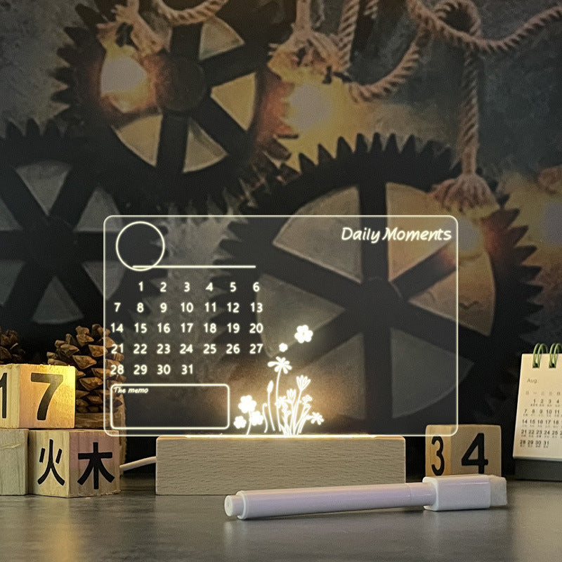 LED Message Board Night Light – Perfect for Reminders, Meds, Notes & More! - My Store