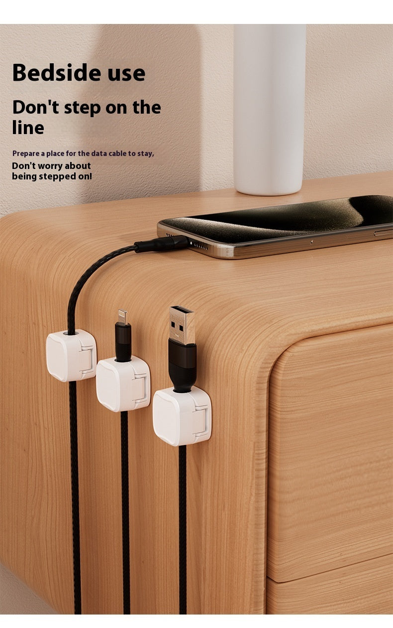 2-Pack Magnetic Cable Clips β Desk Cord & Cable Management Organizer | Efficient Office" - My Store