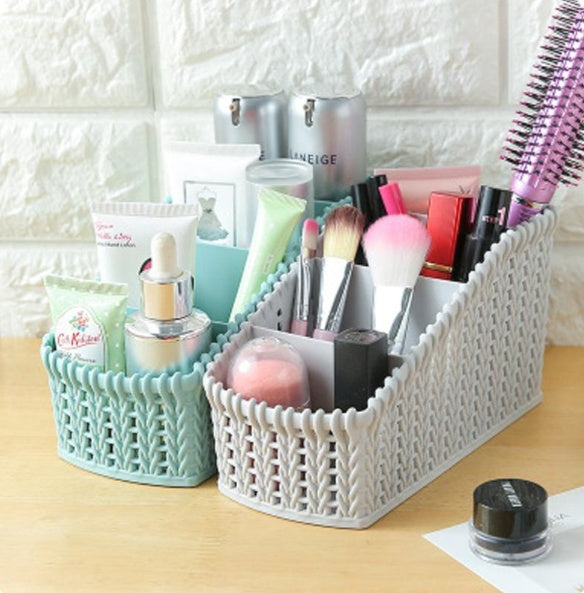 Space-Saving Plastic Storage Box for Office Essentials - My Store