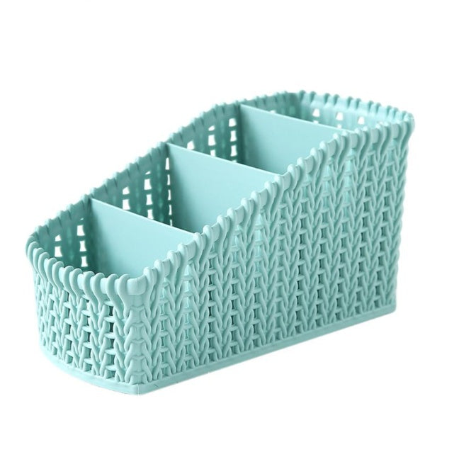 Space-Saving Plastic Storage Box for Office Essentials - My Store