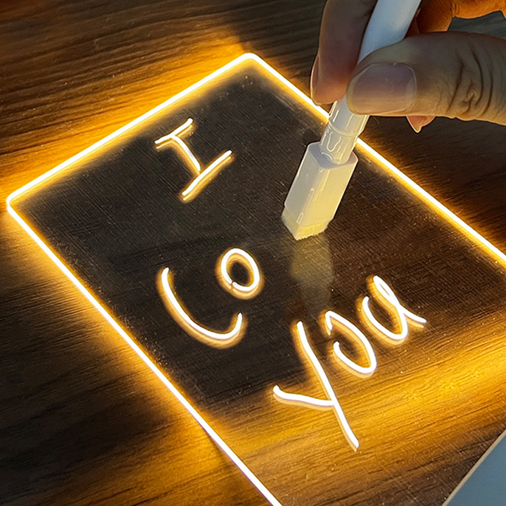 LED Message Board Night Light – Perfect for Reminders, Meds, Notes & More! - My Store