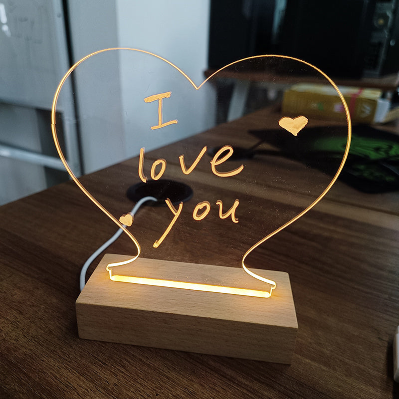 LED Message Board Night Light – Perfect for Reminders, Meds, Notes & More! - My Store