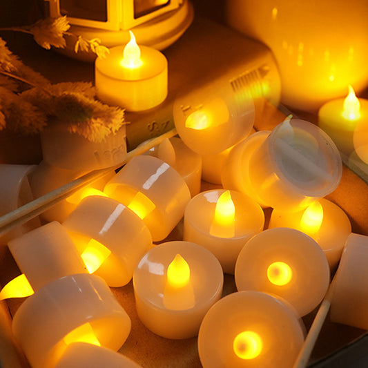 Flameless LED Candle Lights – Cozy Glow for Halloween & Diwali