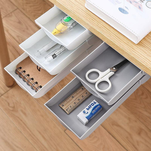 Maximize Desk Space with this Hidden Office Drawer Organizer - My Store