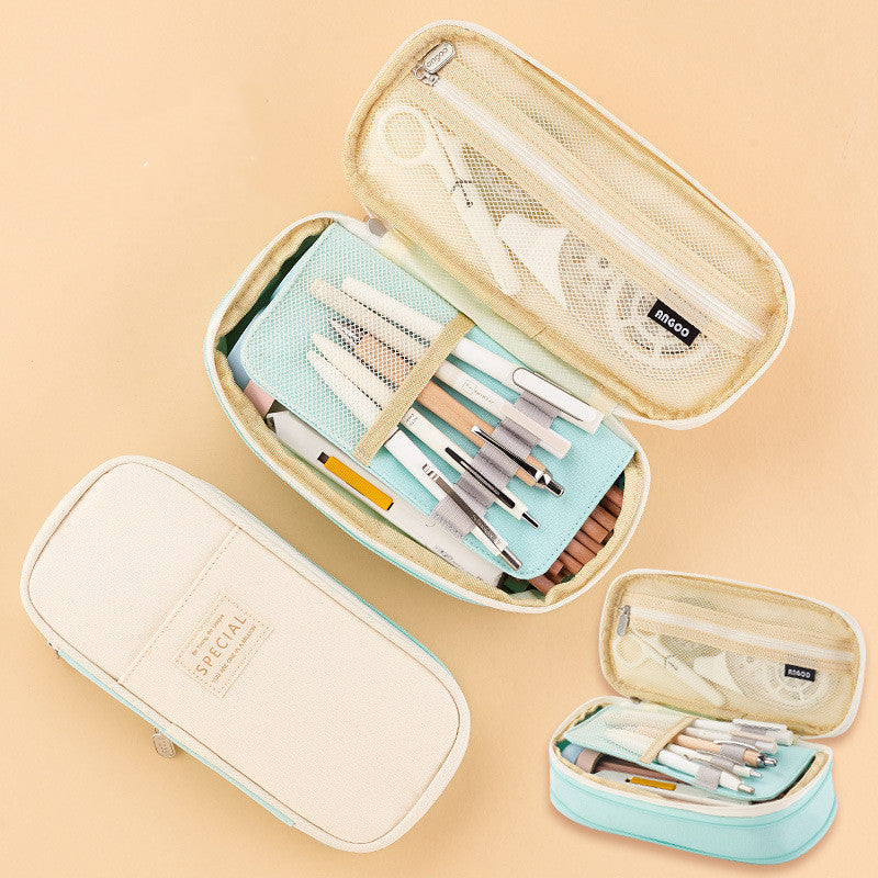 Student Pencil Case – Zippered Stationery Bag for School