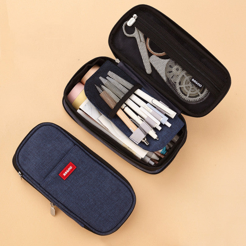 Student Pencil Case – Zippered Stationery Bag for School