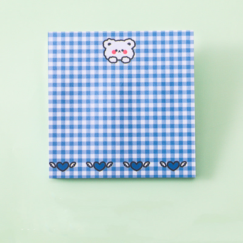 Cute Cherry Bear Sticky Notes – Tear-Away Mini Notepad for School, Office & Study