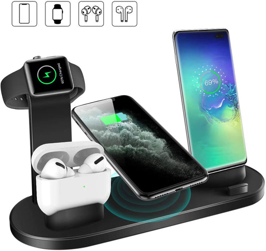 4-in-1 Wireless Charging Station – Stay Organized, Stay Charged - My Store