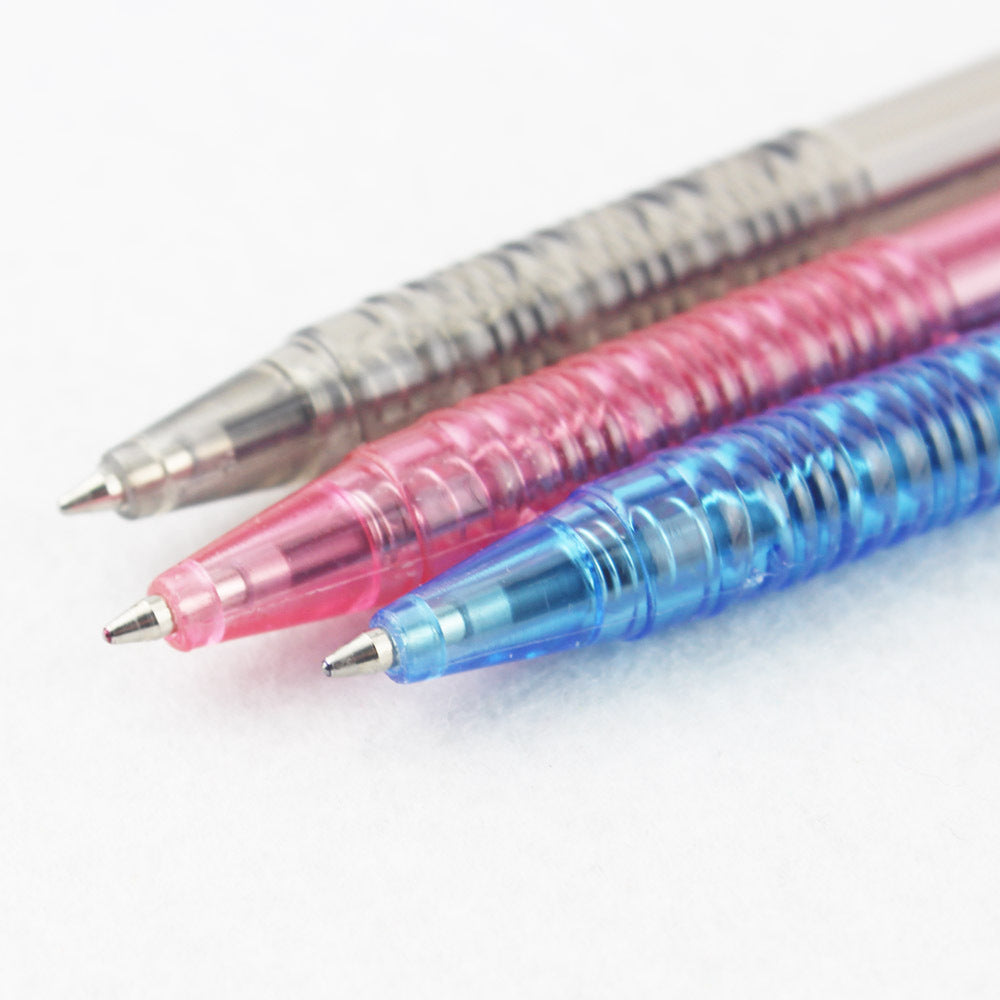 3-Pen Essentials Set — Black, Blue & Red Ballpoint Pens for Office, School & WFH - My Store