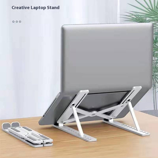 Adjustable Aluminum Laptop Stand with Cooling Function – Simple Riser