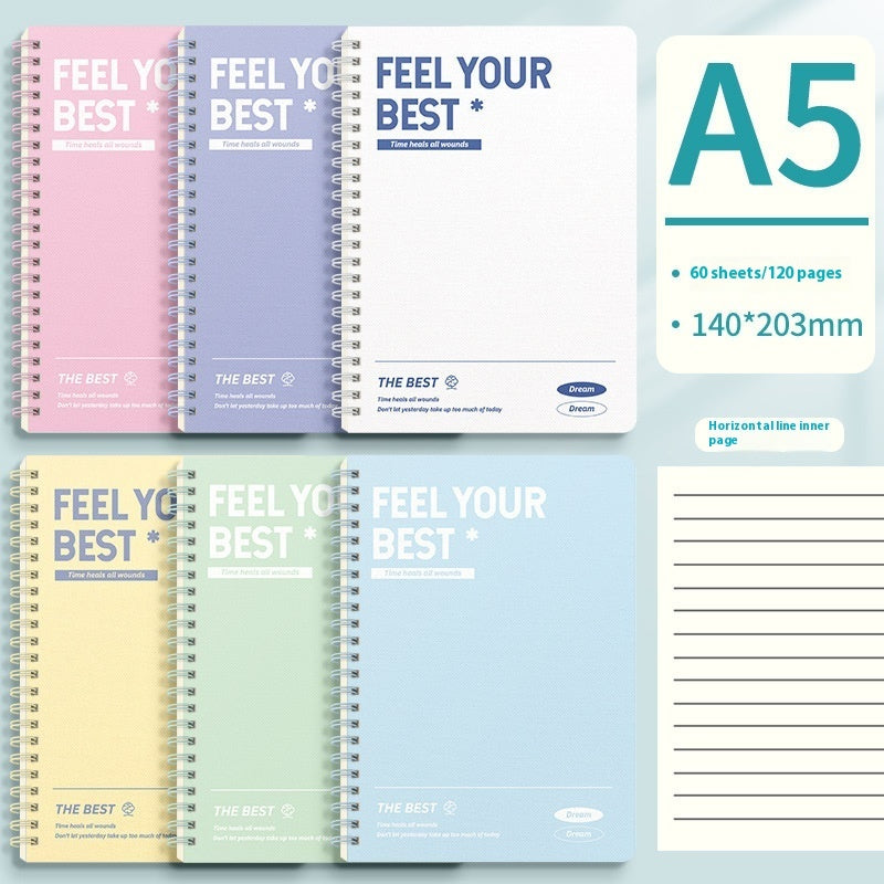 Coil Notebook B5 Color A5 Exquisite Large Capacity Notebook Thickened Spiral Noteboy - My Store