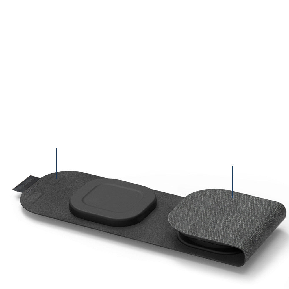 3-in-1 Foldable Wireless Travel Charger – Fast Charging for Phone, Watch & Earbuds