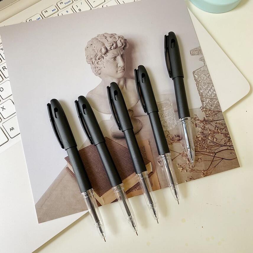 Minimalist Black Gel Pen Set (20 Pens + 50 Refills) – Smooth Writing Study & Office Essentials